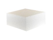 Styropor Tarte carré 20 cm